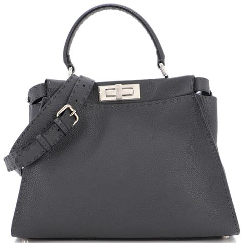 fendi selleria bag leather